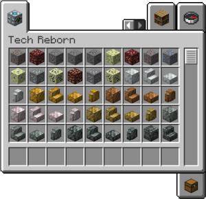 tech reborn item list.